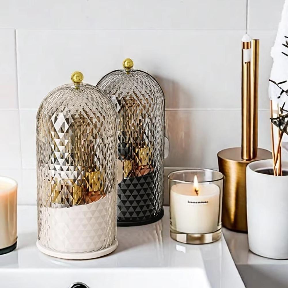 Suport pentru Pensule de Machiaj cu Capac, Suport Impermeabil pentru Creioane, Cutie de Depozitare pentru Fard de Pleoape pentru Măsuță de Toaletă, Baie