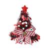 Holiday Christmas Tree Topper Hat with Bow Unique Party Ornament for Home Festive Tree Decoration