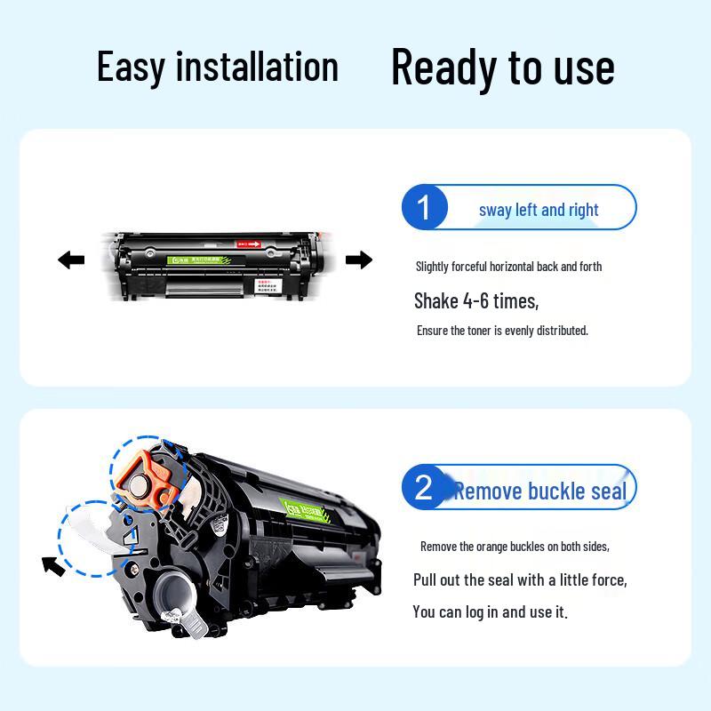 Generic HP 12A Q2612A Black Toner Cartridge