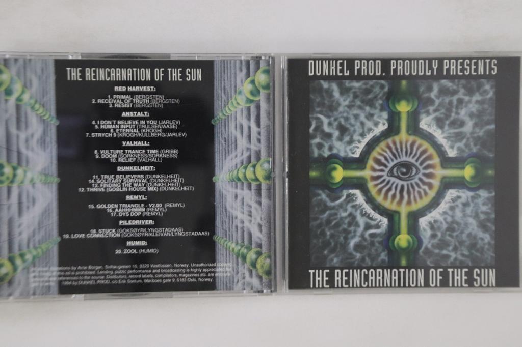 CD VARIOUS - Reincarnation Of The Sun DPCD001 DUNKEL PROD 1994 Others Dance & Electronica Used