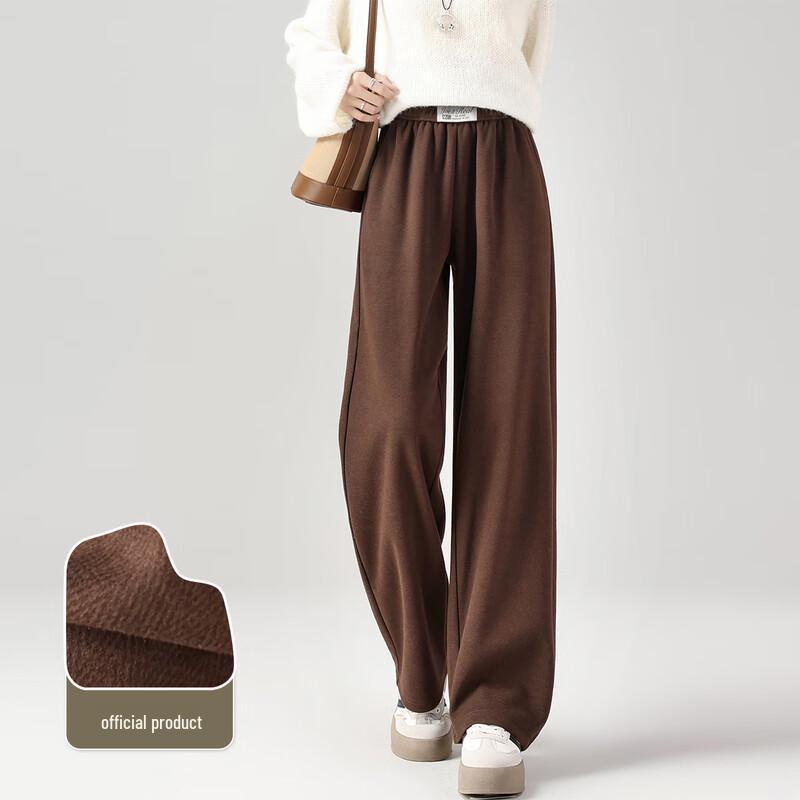 Izzue Women's Wool Blend Wide-Leg Pants