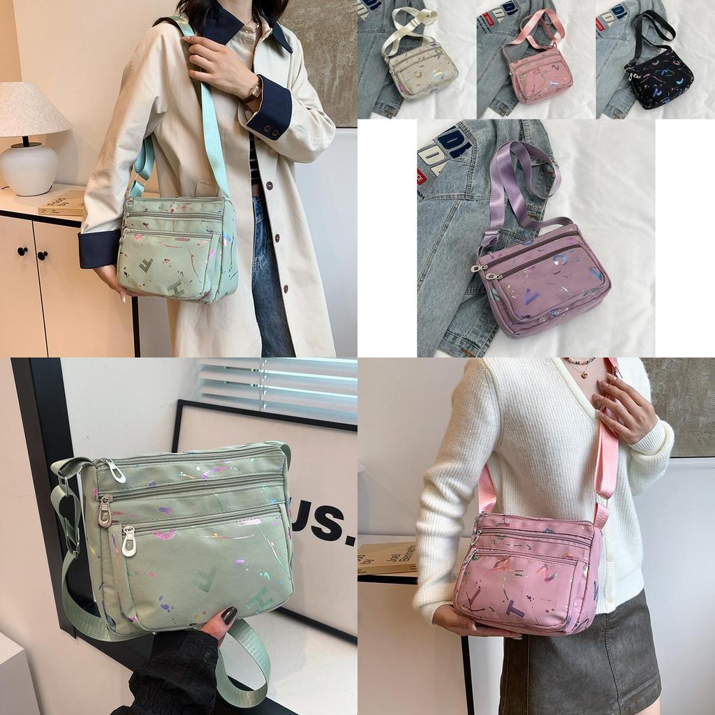 Fashionable Casual Crossbody Shoulder Bag With Soft Canvas Material For Women