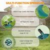 Lawn Sprinkler Automatic Garden Water Sprinklers Irrigation System Large Area Coverage Rotation 360° Watering Irrigation Supply