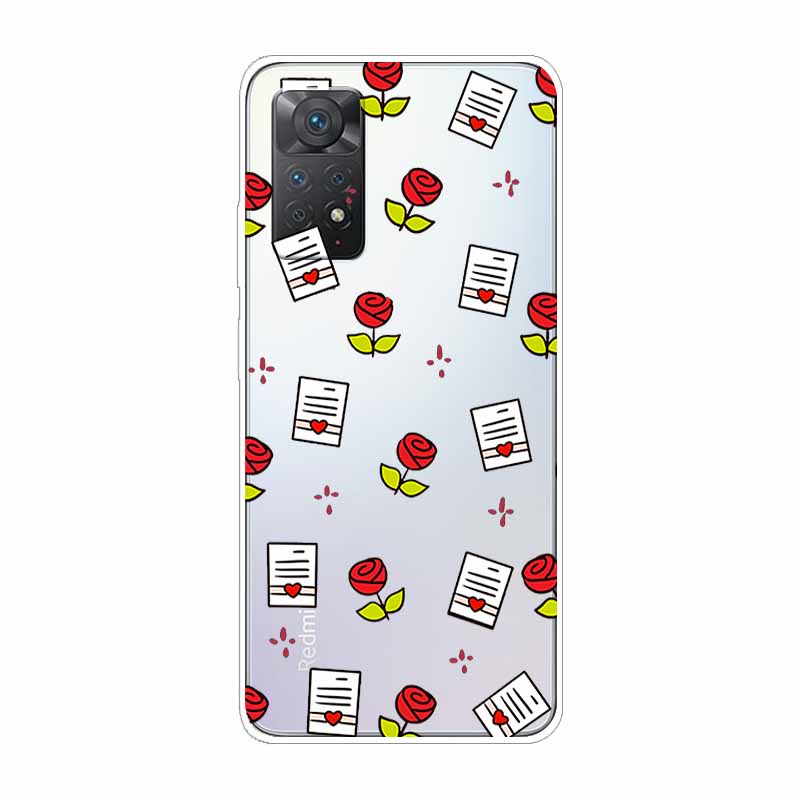 For Xiaomi Redmi Note 11 Pro 5G Case Transparent Soft TPU silicon Phone Cover For Xiaomi Redmi Note11 Pro 4G Case Clear Funda