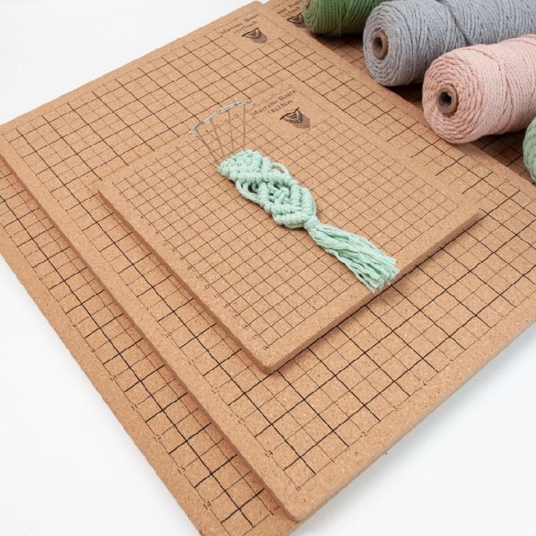 Grided Macrame Board for Bracelet Making Create Macrame and Knotting Creations