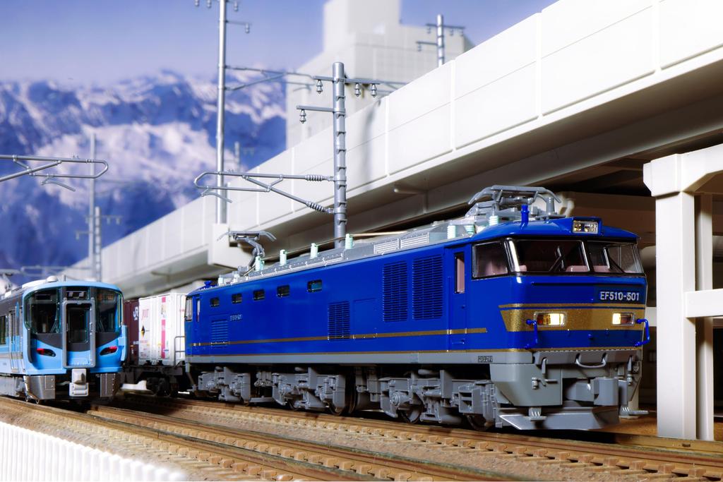 KATO N-Spur EF510 500 JR Frachtfarbe Blaue Elektrolokomotive Modell 3065-8
