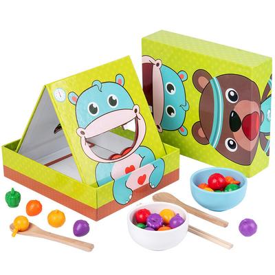 Parent-child Play House Simulation Feeding Game Children's Early Education Fine Action Learning Chopsticks Exercise Toy