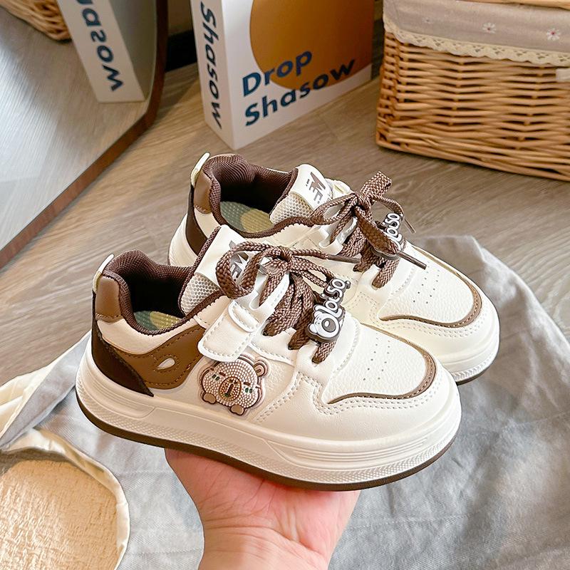 2026 Kids' Breathable Lace-up Sports Shoes with Soft Soles for Boys and Girls