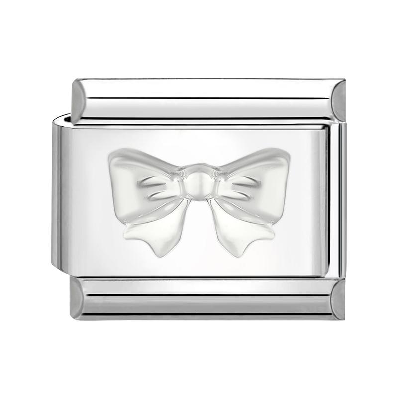 Y2K Heart Bow Knot Star Moon Butterfly Zircon Daisy Cross Italian Charm Links Fit 9mm Stainless Steel Bracelet DIY Making Gifts