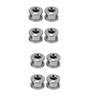 8 Sets Bolts & Nuts Bike Chainring Bolts Sliver Bicycle Chainring Screws  Bike Accessories
