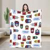 T-Thomas The Train Friends Flannel Blanket Cartoon Railway James Soft Warm Bedding Throws for Home Decor Picnic Sofa Bed Cover