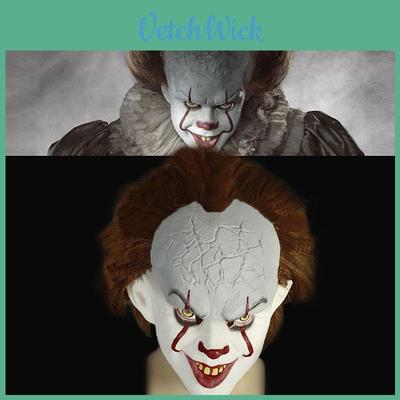 High-quality Stephen King's It Pennywise Horror Clown Mask Ideal For Costume Parties