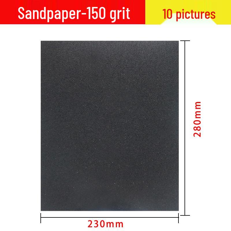 נייר שיוף רטוב עדין במיוחד להברקה וליטוש ירקן, עץ, קירות ורכב, דרגות 240-2000