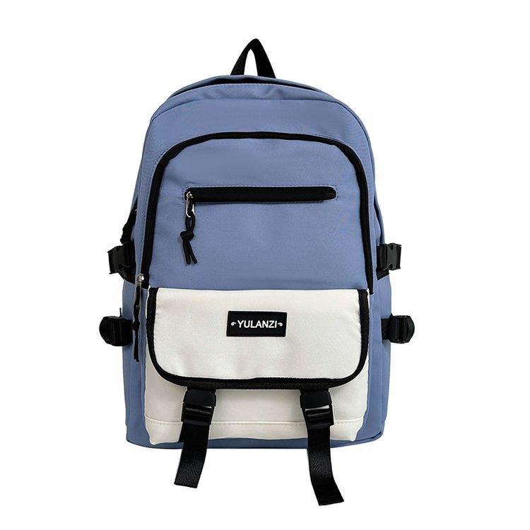 Schoolbag Trendy New Large Capacity Casual Fashion Versatile School Bag Junior High School College Student Computer Travel Backpack