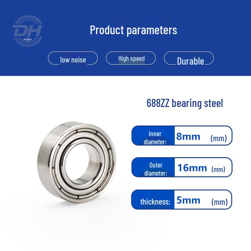 Precision Stainless Steel Ball Bearings: Deep Groove 6007, 6008, Miniature 6003