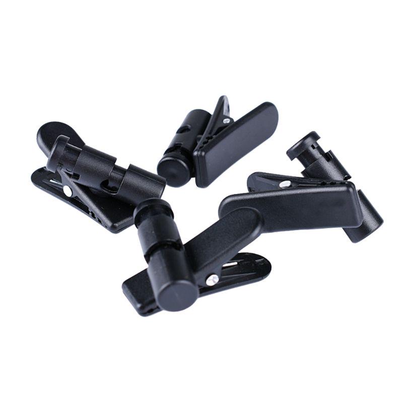 Headphone Nip Clamp Holder Mount Wire Lapel Clips Rotatable Headset Clip Mount Clips Small Clip Kits Accessories