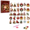 Regalo di Natale Creativo per Insegnanti Ornamento Calendario dell'Avvento, Kit Fai da Te Pittura Diamante Finta, Hobby Artigianali Curativi Sollievo dallo Stress Scintillante da Appendere