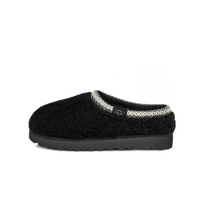 Tasman Maxi Curly Slipper Black