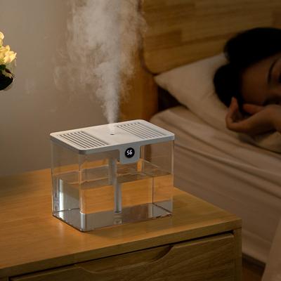 Luftbefeuchter 1,5 l großer Wassertank mit LCD-Feuchtigkeitsanzeige, Aroma-Diffusor für ätherische Öle für Zuhause, Schlafzimmer