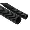 Tubo Corrugato Flessibile Isolato in Polietilene Nero Tubo Flessibile Tubo 7/10/13/15/21/25mm Diametro Canalina per Cavi Tubo Flessibile Plastico Divisibile 10m