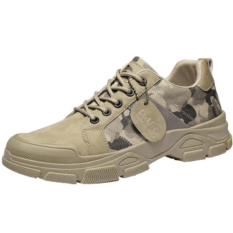 Men S Korean Version Of All-Match Martin Boots Low-Top Retro Men S Casual Shoes Outdoor Wear-Resistant Non-Slip Men S Shoes 42