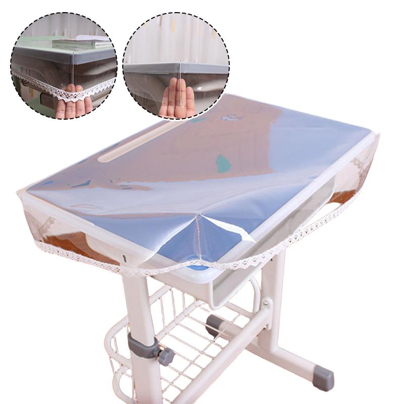PVC Transparent Table Protective Cover Tablecloth Students Table Mat Desk Pad Waterproof Oil-proof Primary School Desk Cover