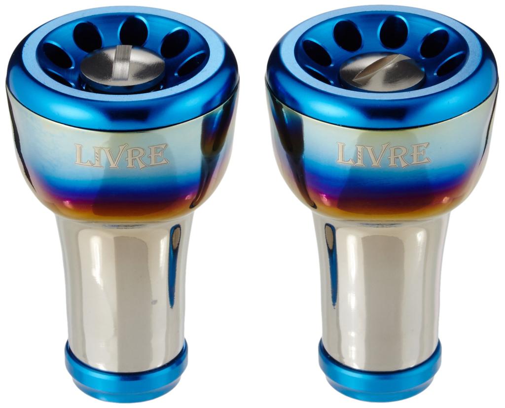 LIVRE Reel Knob (Fortissimo) 2 Pieces (Fire + Blue C)