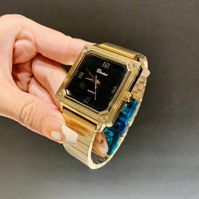 Fashion Light Luxury Women'S Watch Simple Square Temperament Silver Retro Watch Stainless Steel Strap Women'S Watch
