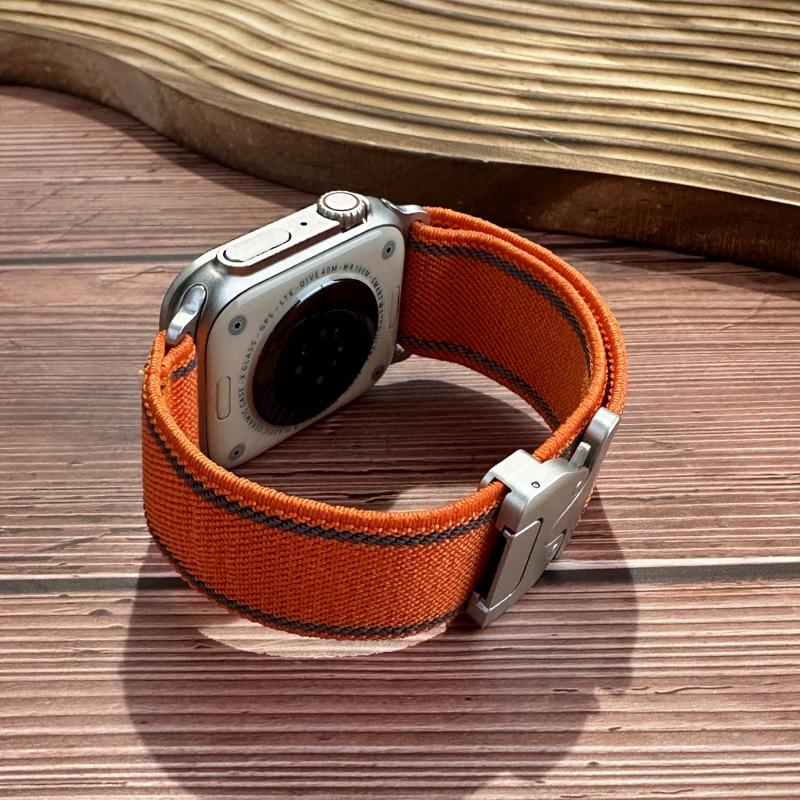 Compatible Reflective Nylon Band for Apple S11/10987 and Huawei GT65Pro Watches