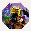 Disney's Evil Villains Automatic 3-Fold Umbrella Design, Cute Cartoon Pattern, Portable Outdoor Umbrella, Perfect, Holiday Gift for Disney f