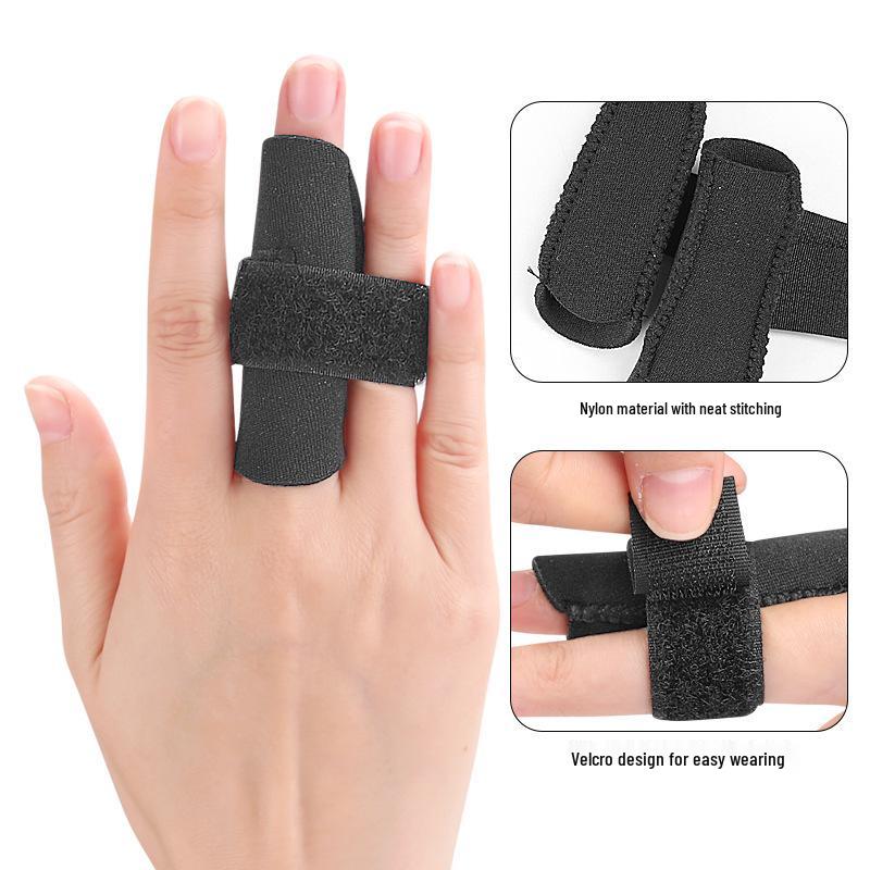 Basketball Finger Protector Sleeve - Compression Support Wrap for Sports