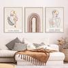 Abstract Matisse Floral Woman Line Rainbow Posters Canvas Painting Wall Art Print Pictures Living Room Interior Home Decoration