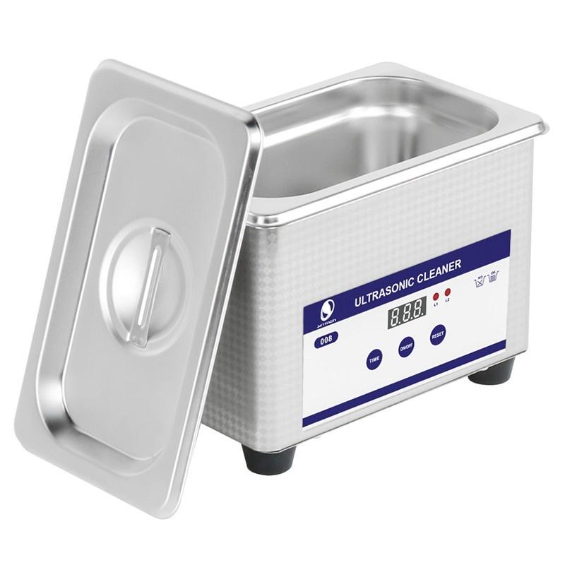 110V/220V Metal Parts 800ml Stainless Steel Basket Ultrasound Jewelry Cleaner Digital Ultrasonic Cleaner Heater Manicure Tools