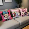 cartoon art pink cute m-Minnie Mouse Comfortable soft Pillow Case for Sofa Living Room Home office Decor Protective Covers