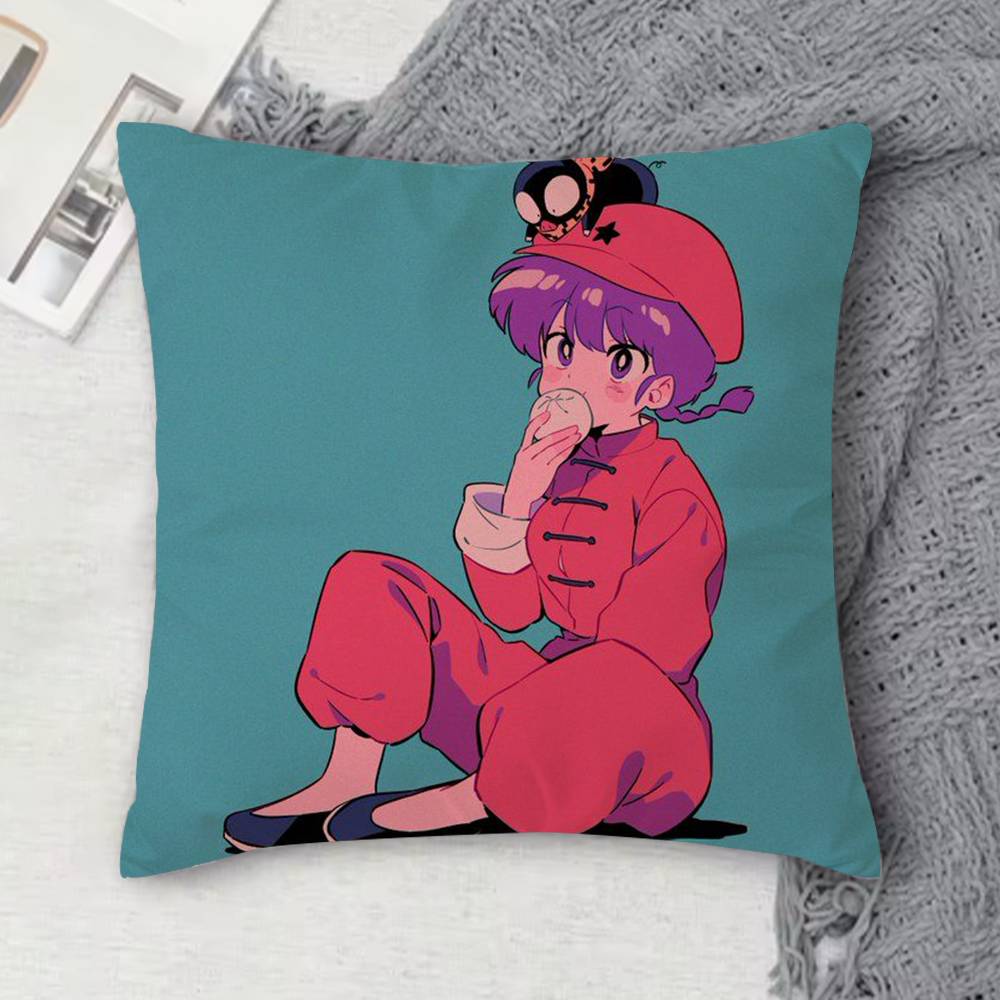 RRanma Doublesided Printed Square Decorative Cushion Cover for Sofa Living Room Home Decor