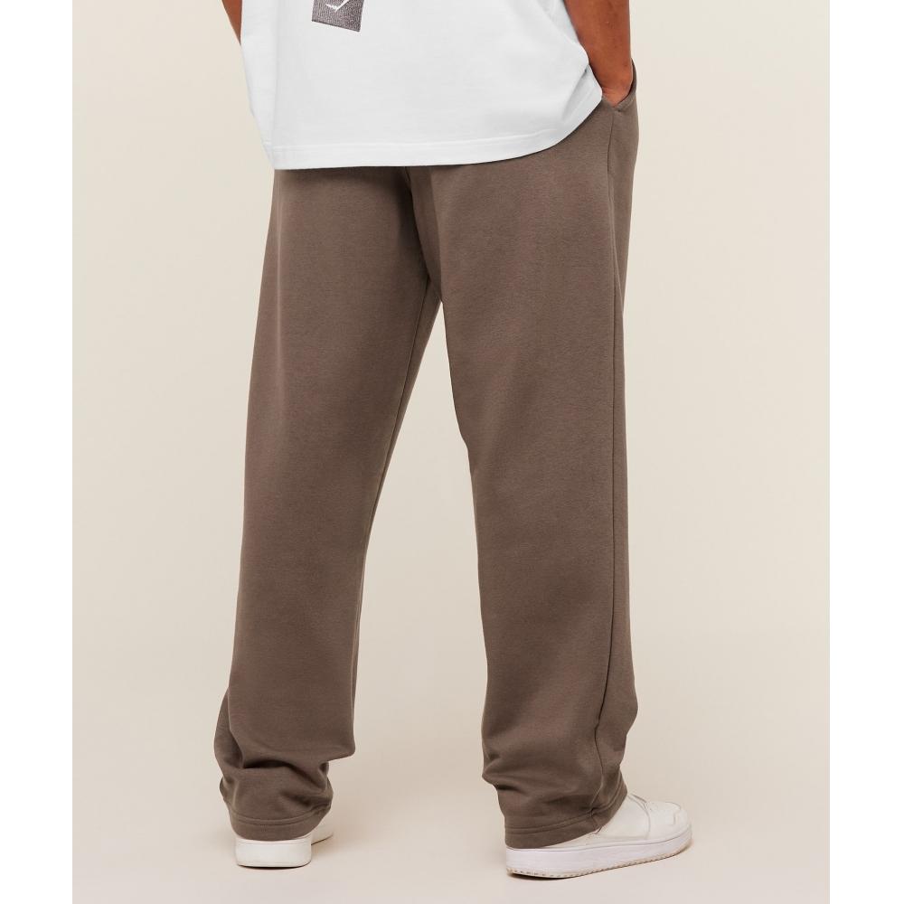 Gymshark Crest Straight Leg Joggers Soft Brown A5a1o Nbzv
