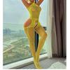 Danai Plus Size Open Crotch Erotic Stockings - Seductive Mesh Flirting Uniform Nightgown 9600