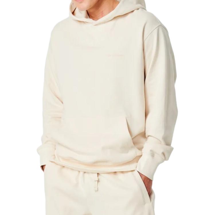 New Balance Sweatshirts Men's Ecru Hooded Moderate Regular AMT23565-GIE