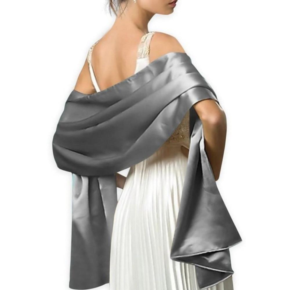 Fashion Soft Chiffon Women Chiffon Shawl Wraps Lightweight Elegant Wedding Party Shawl Long Evening Shawl Lady