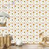 Wallpaper Flowers White, Cream, Light Gray and Gold 50x1000