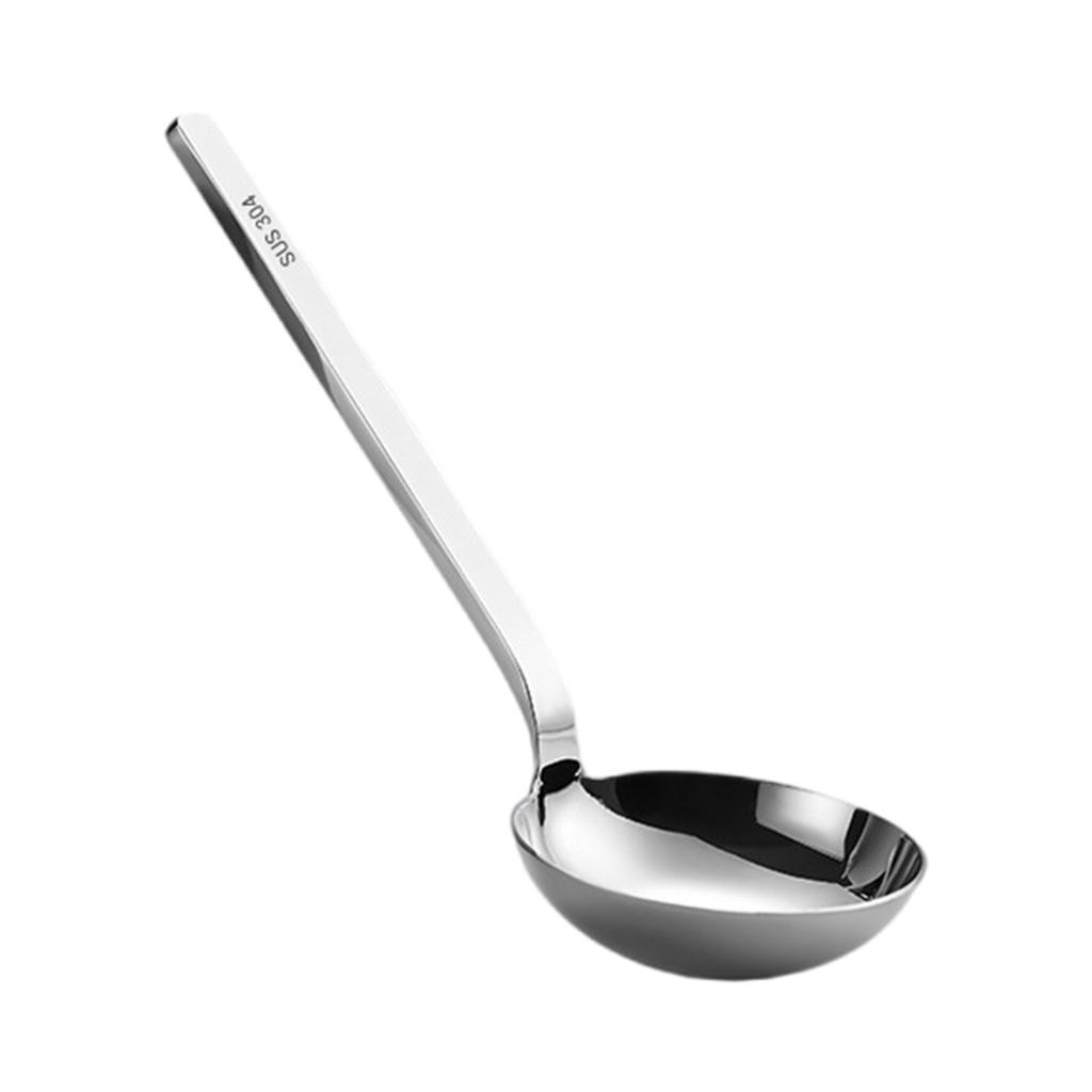 Premium Stainless Steel Ladle Functional Spoon for Easy Serving Heavy Duty Ladle Short Handle Big Spoon for Kitchen Use