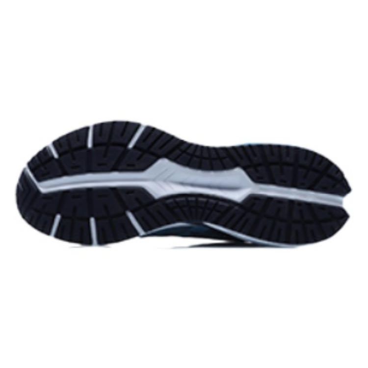 Li Ning Casual Versatile Fabric Shock Absorption Non-Slip Wear-Resistant Low-Top Running Shoes Men sneaker Navy-Blue ARSS053-1