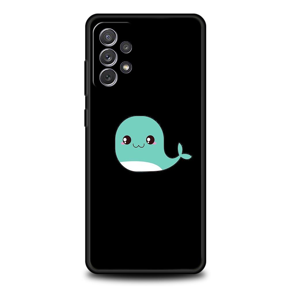 Handyhülle für Samsung A13 A51 A71 A41 A31 A21S A11 A03S A12 A32 A52 A23 A33 A53 A73 5G Hülle Kawaii Avocado Niedlicher Panda Blume