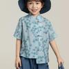 Boys' Lightweight Tencel Cotton New Chinese Style Printed Shirt