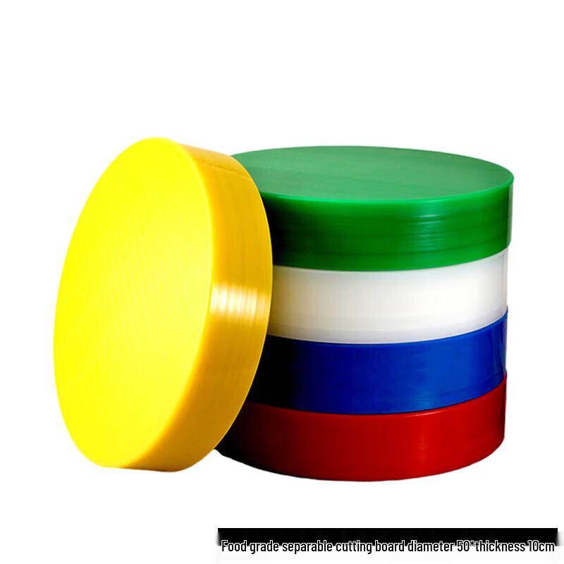 Jingchengwen PE Round Categorized Cutting Board