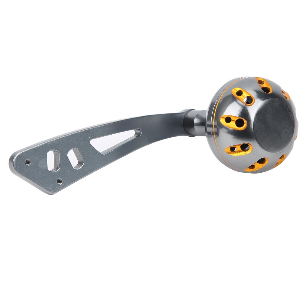 DEUKIO Fishing Reel Handle CNC Knob with Fittings Replacement Parts Accessory (Gun Color)
