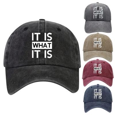 Worn, Washed And Fresh Baseball Caps, Versatile Retro American Sun Visor Caps