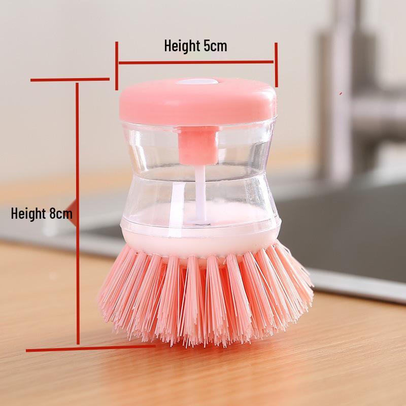 Multifunctional Long-Handled Pot Brush - Gentle on Pots, Keeps Hands Clean