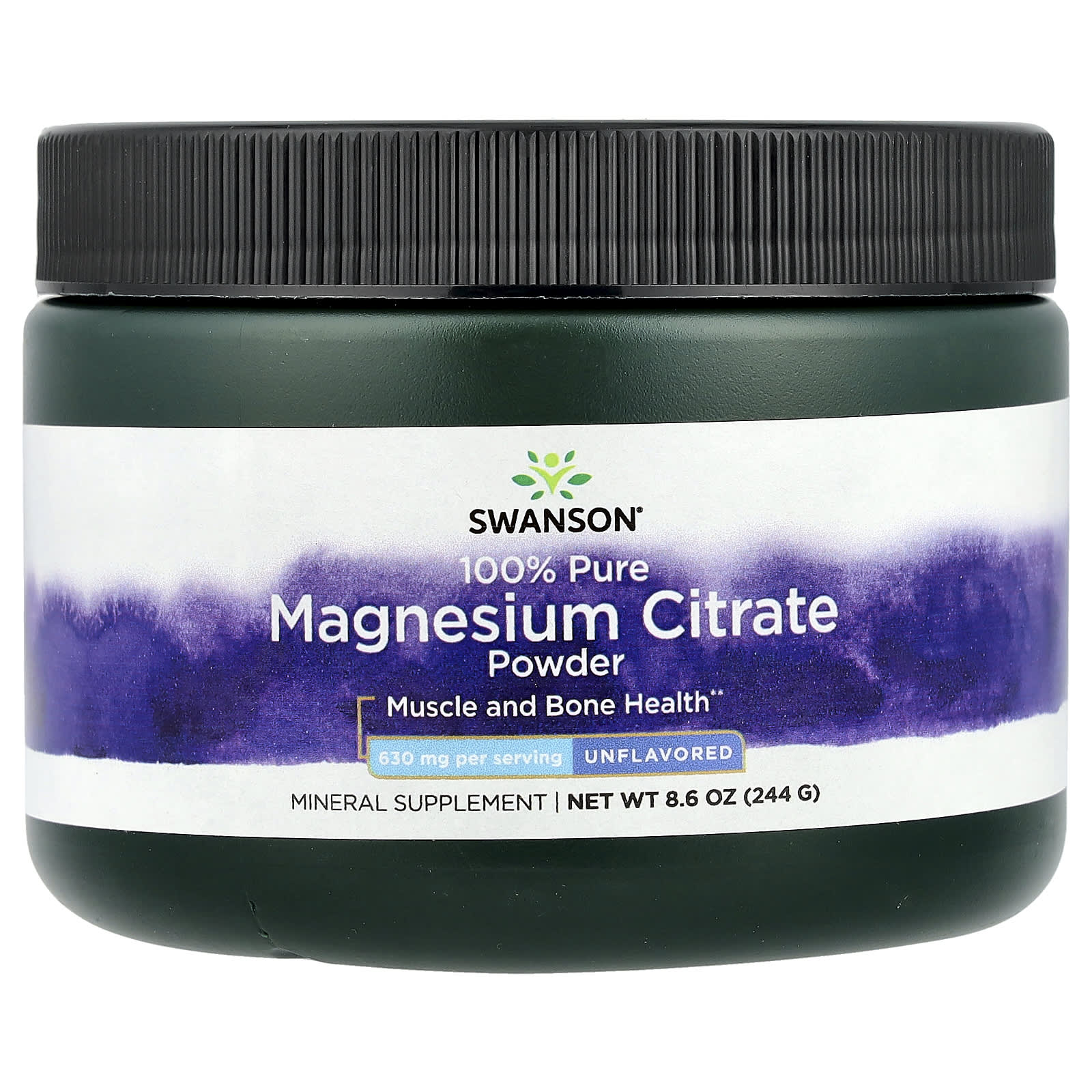 

Pure 100% Magnesium Citrate Powder, Unflavored, 630Mg, 244G(8.6Oz)