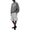 Fear of God Essentials Relaxed Fleece Sweatshort With Piping Concrete Heather/Black Men Bottoms Grey 160SP254555F